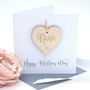 Grandma Mothers Day Wooden Heart Card, thumbnail 2 of 9