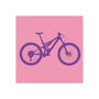 Time To Ride Art Deco Print Style Game For Cycling Fans, thumbnail 4 of 11