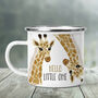 Hello Little One Giraff Personalised Mug, thumbnail 5 of 5
