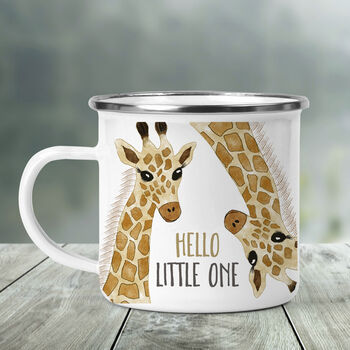 Hello Little One Giraff Personalised Mug, 5 of 5