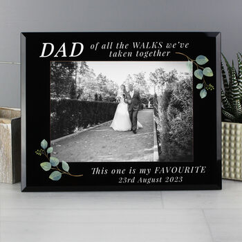 Personalised Father Of Bride Glass Frame 5x7, 3 of 6