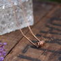 Monroe Rose Gold Sienna Necklace, thumbnail 2 of 2