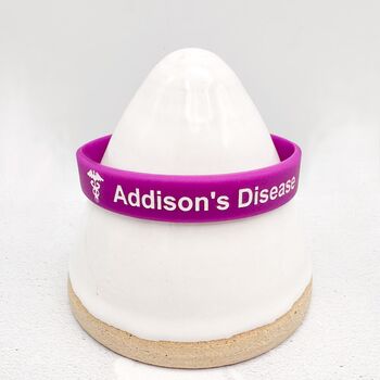 Addison's Disease Medical Bracelet Silicone Set Of Two, 5 of 11