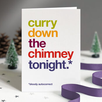 Eight Pack Of Autocorrect Funny Christmas Cards, 4 of 10