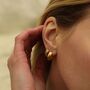 Bella Trio Hoops In Gold, thumbnail 2 of 3
