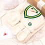 Luxury Cotton Knitted Baby Cricket Gift Set, thumbnail 7 of 11