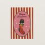 Meowy Christmas Cat Print, thumbnail 3 of 9