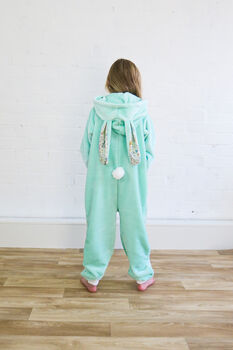 Easter Bunny Gift Box Onesie, 8 of 11