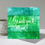 Green Leaves Mother's Day Card, thumbnail 3 of 6