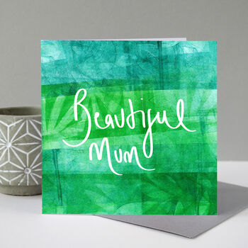 Green Leaves Mother's Day Card, 3 of 6