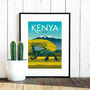 Kenya Art Print, thumbnail 3 of 4