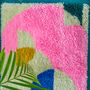 Arch Geometry Latch Hook Rug Craft Kit, thumbnail 4 of 6