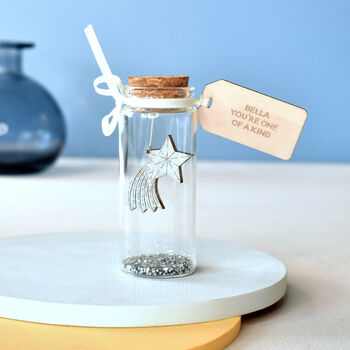 Shooting Star Message Bottle Valentines Gift, 2 of 4