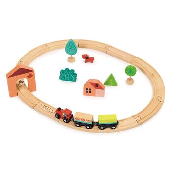 Personalised Wooden My First Train Set Toy, 2 of 5