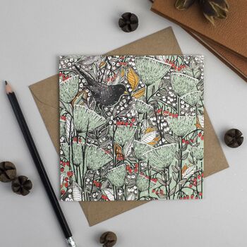 'Black Birds' Mixed Pack Of Ten Greeting Cards, 9 of 10