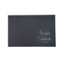 Christmas 'Treats For Santa' | Rectangular Slate Cheeseboard In Gift Box, thumbnail 2 of 2