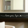 Personalised Wooden Plaque Family Love You Bye, thumbnail 6 of 6