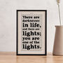 Best Friend 'One Of The Lights' Dracula Quote Print, thumbnail 1 of 5
