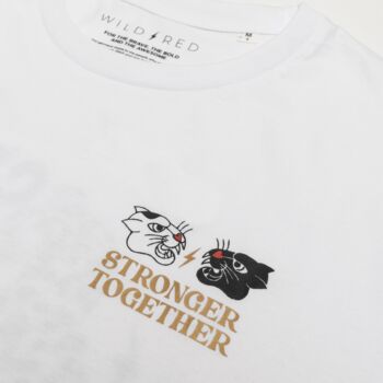 Stronger Together Organic T Shirt, 3 of 6