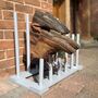 Whitsbury Wooden Boot Rack In Light Stone Grey, thumbnail 8 of 10