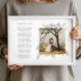 Use Your Own Photo And Poem Personalised Print, thumbnail 5 of 9