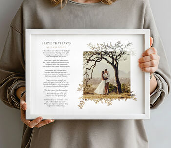Use Your Own Photo And Poem Personalised Print, 5 of 9