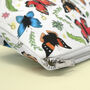 Cotton Butterflies Makeup And Cosmetic Bag, thumbnail 3 of 8