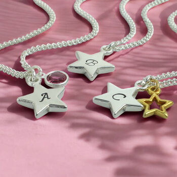 Personalised Star Charm Necklace, 2 of 9