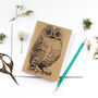 A6 Owl Notebook Choice Of Four Designs, thumbnail 6 of 8
