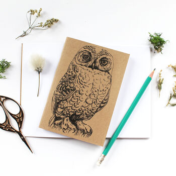 A6 Owl Notebook Choice Of Four Designs, 6 of 8