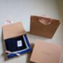 Navy Nautical 100% Cashmere Travel Wrap Gift Boxed, thumbnail 3 of 5