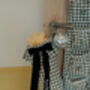 Personalised Green Gingham Stocking Velvet Bow, thumbnail 2 of 7