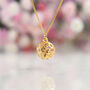 Queen Bee And Honeycomb Necklace – Gardener Gift, Mum Necklace, thumbnail 1 of 11