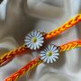 Children Floral Sunflower Soft Rakhi For Raksha Bandhan, thumbnail 4 of 6