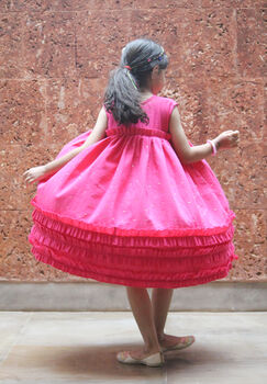 Jewel Rose Cotton Dress, 3 of 5