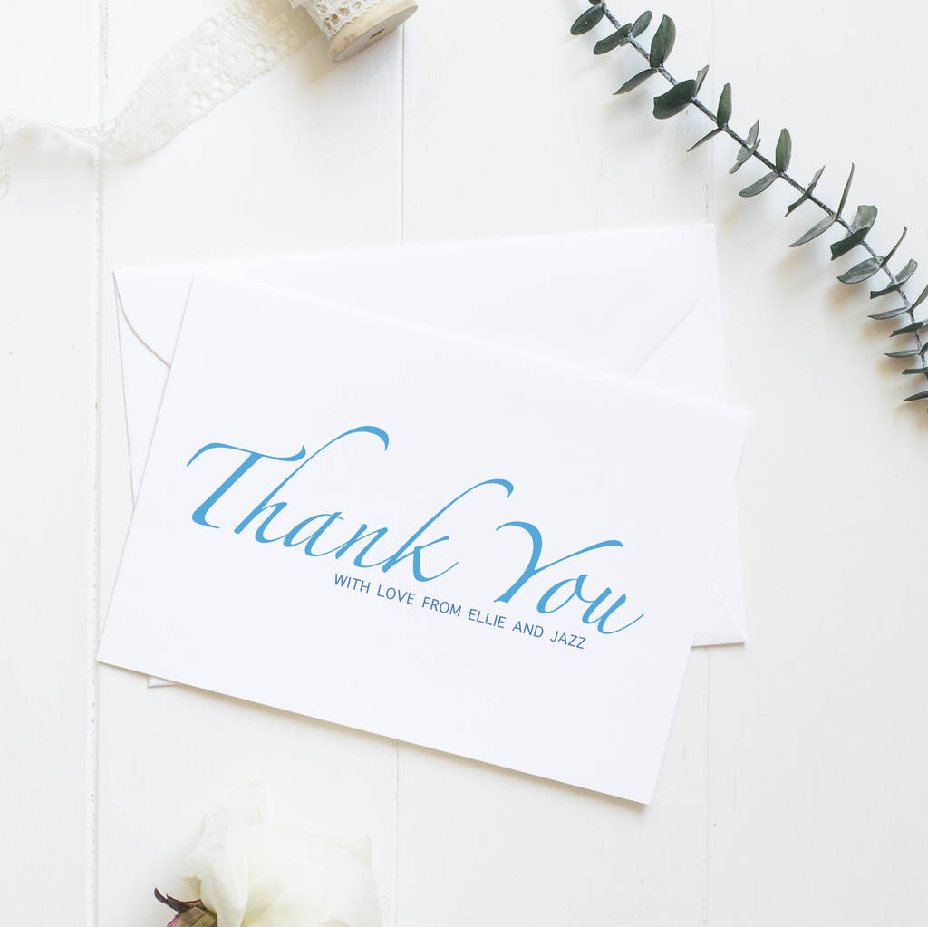 Pack Of Five Little Fancy Thank You Cards By Gorgeous Creations ...