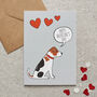 Jack Russell Valentine's Day Card, thumbnail 1 of 2