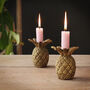 Gold Pineapple Candle Holder, thumbnail 2 of 4