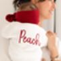 Christmas Embroidered Personalised Name New Baby Knitted Cardigan, thumbnail 2 of 10