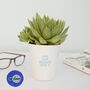 Class Of 2025 Teacher Or Graduate Plant Pot, thumbnail 2 of 3