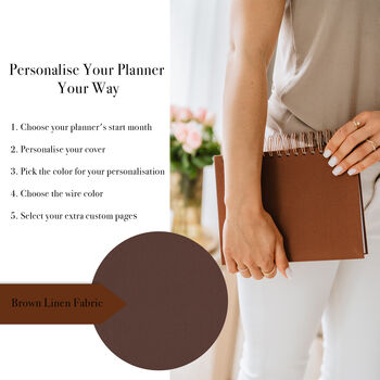Dated Planner Chocolate Brown, 2 of 12