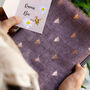 “Bee Happy” Gold Foil Scarf, thumbnail 1 of 8