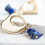 Mismatched Earrings With Lapis Lazuli, thumbnail 1 of 3