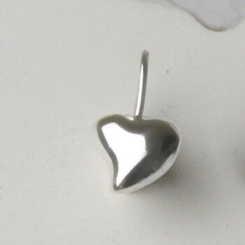 Two Pairs Sterling Silver Heart Earrings, 2 of 4