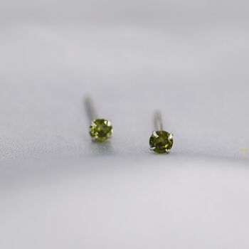 Sterling Silver August Birthstone Earrings, 7 of 12