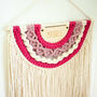 Personalised Macrame Rainbow Wall Hanging, thumbnail 3 of 8