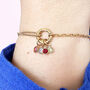 Multi Birthstone Charm Keeper Bracelet, thumbnail 2 of 9