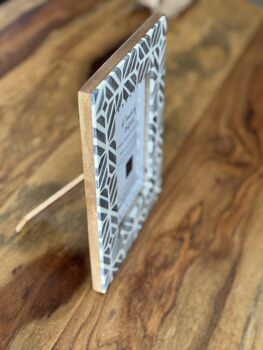 Table Top Picture Frame, Indian Block Print Fabric, 4 of 10