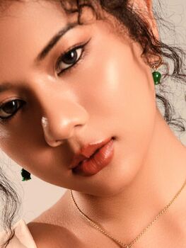 Elegant Green Jade Lily Hoop Earrings, 6 of 10