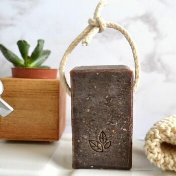 Coffee And Raw Cacao Soap On A Rope, 3 of 3